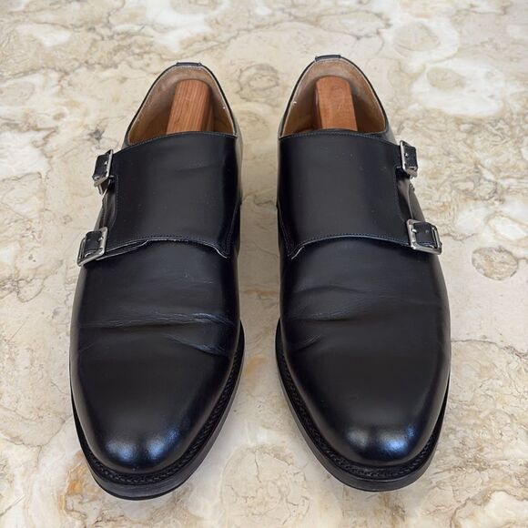 Rogues Custom Double Monk Strap Custom Handmade Leather Dress Shoes - Picture 4 of 15